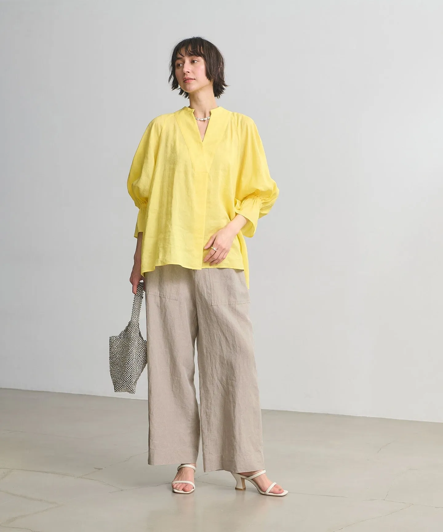 リネン パッチポケット イージーパンツ ‐ウォッシャブル‐ sold by United Arrows product image thumbnail 5