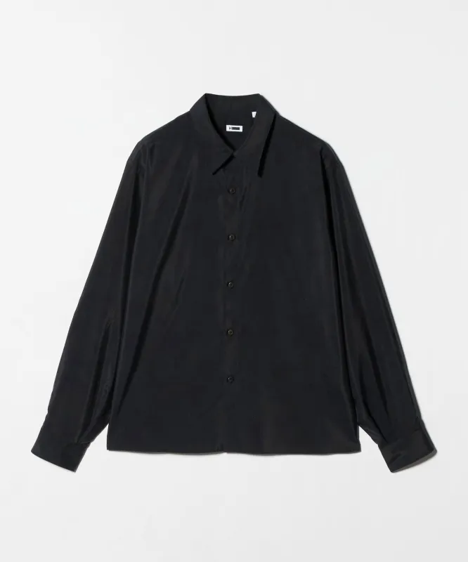[Ｈ]シルクナイロン スローオン レギュラーカラーシャツ made by United Arrows