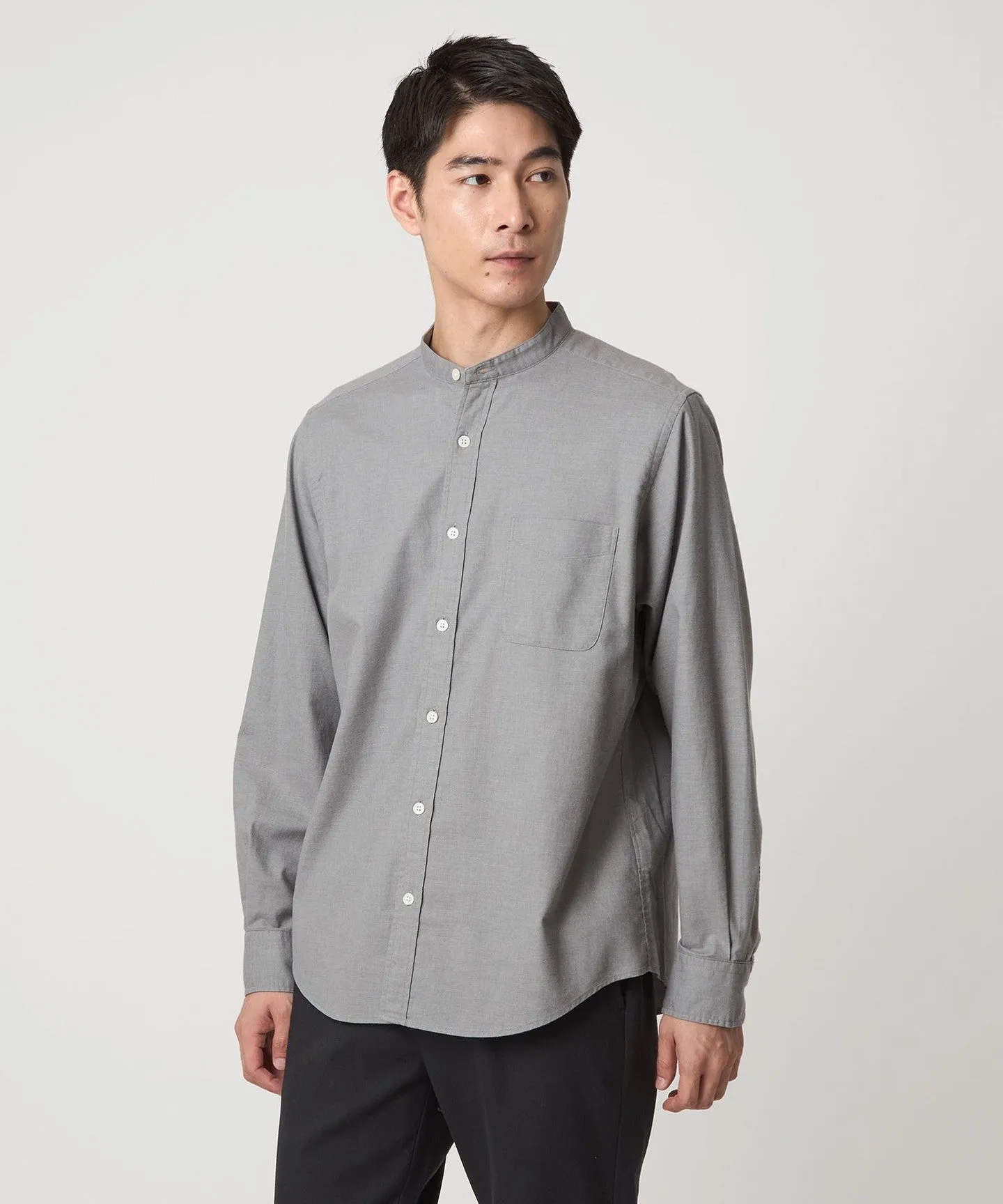 ナチュラルフィット バンドカラー シャツ sold by United Arrows product image thumbnail 2