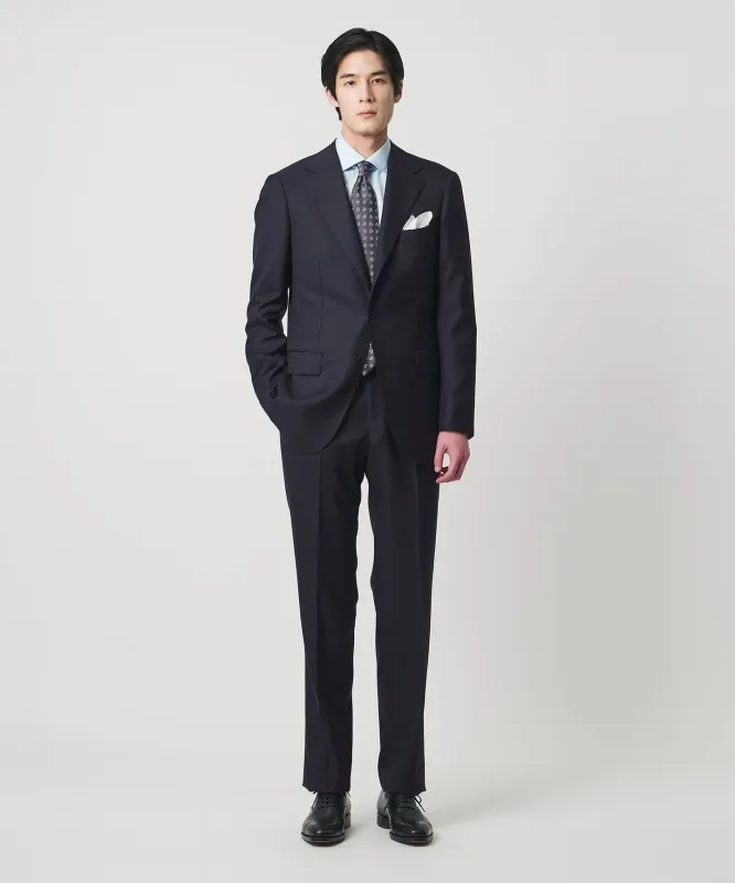 UA NAVY シングル 3ボタン スーツ REGULAR MODEL made by United Arrows