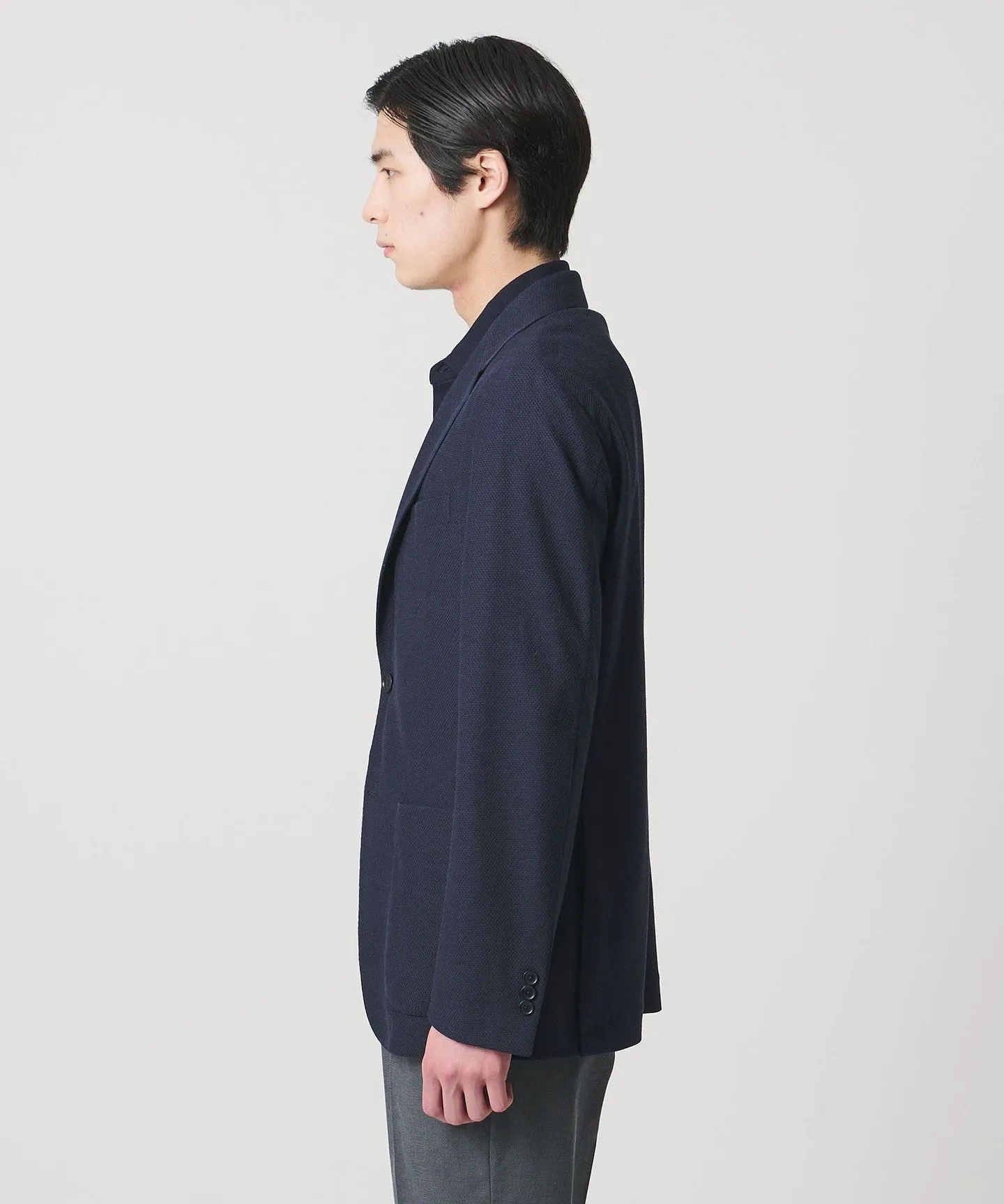 ソフト ハニカムメッシュ シングル 2ボタン テーラードジャケット COMFORT EASY‐MODEL sold by United Arrows product image thumbnail 4
