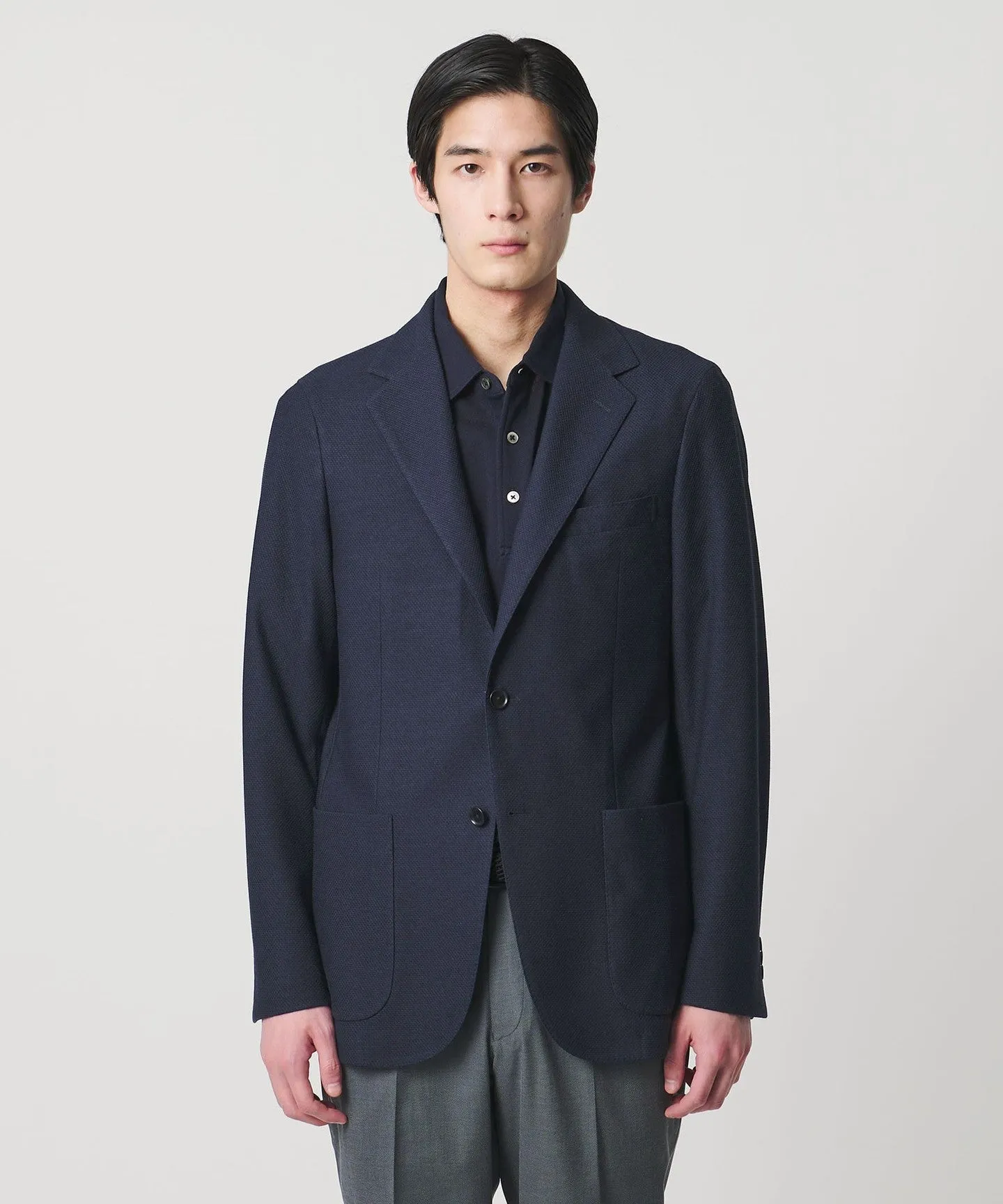 ソフト ハニカムメッシュ シングル 2ボタン テーラードジャケット COMFORT EASY‐MODEL sold by United Arrows product image thumbnail 3