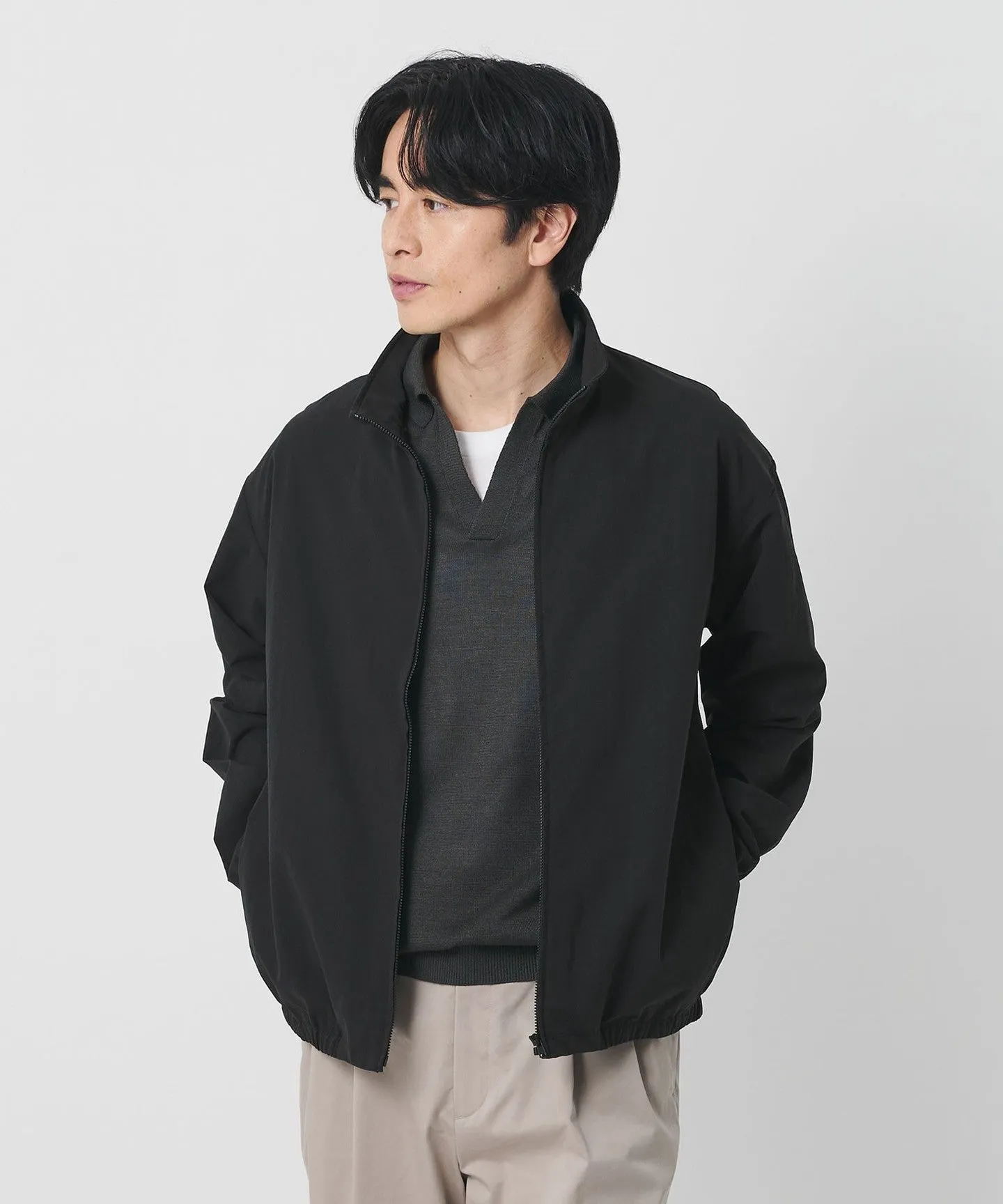 マイクロリップ UVカット ブルゾン sold by United Arrows
