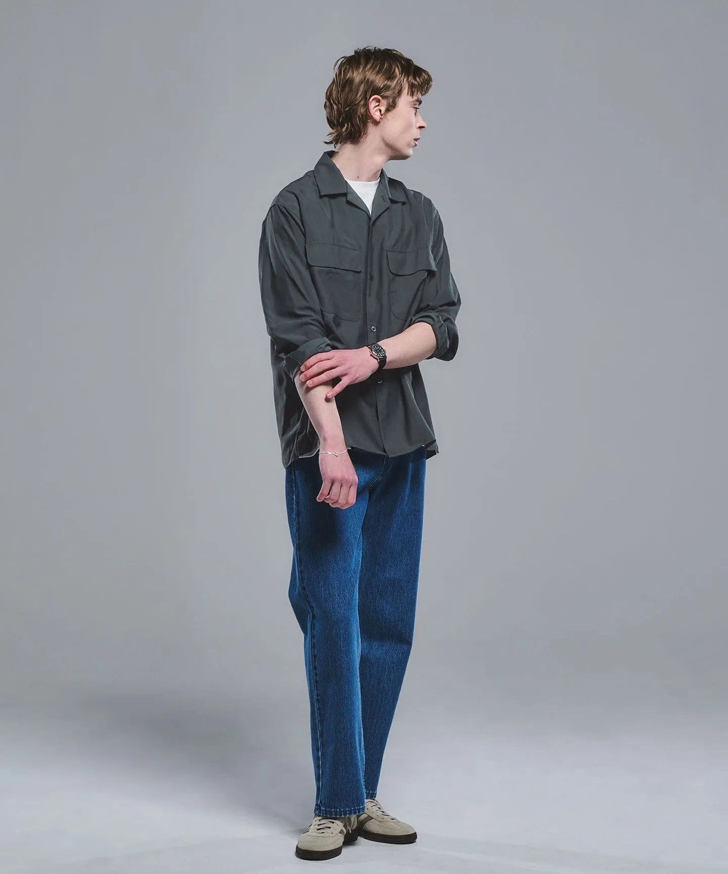 ナイロン ツイル オープンカラー シャツ ブルゾン -撥水- sold by United Arrows product image thumbnail 5