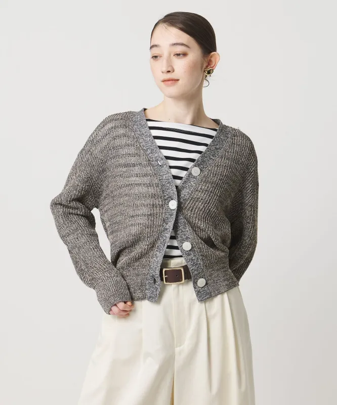 カラーヤーン Vネック カーディガン ‐ウォッシャブル‐ made by United Arrows