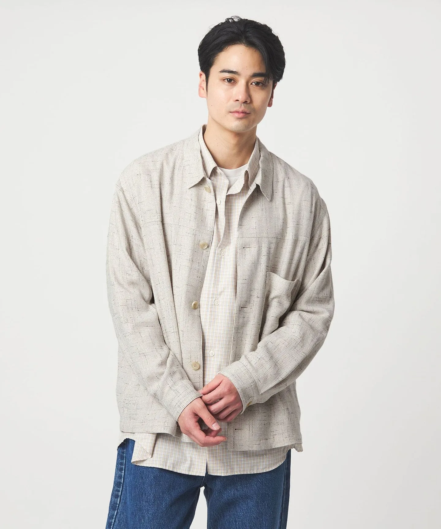 シアー プリペラ シャツ ブルゾン sold by United Arrows product image thumbnail 3