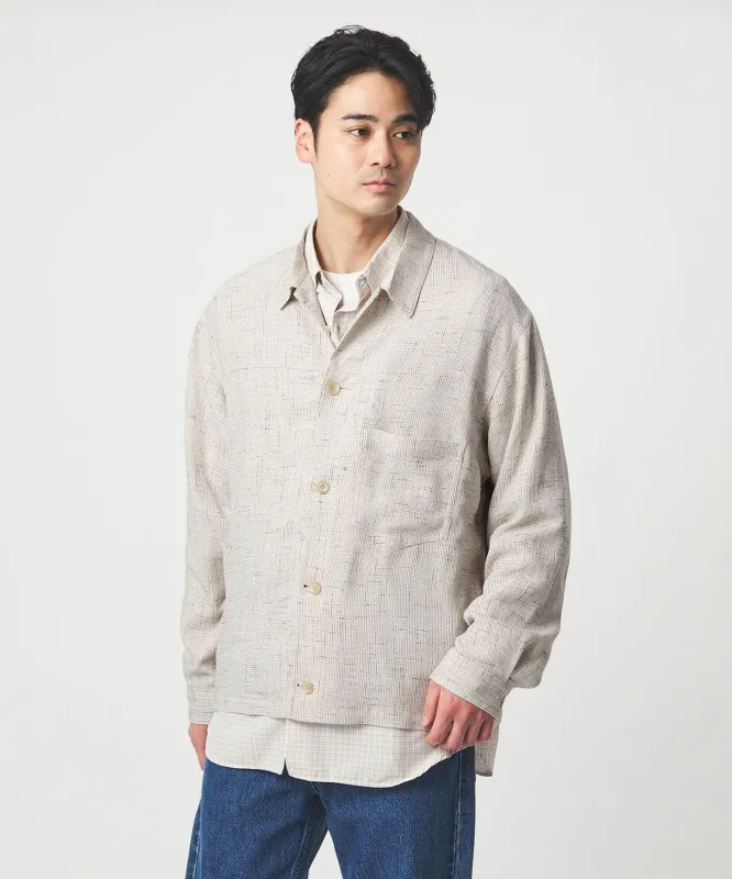 シアー プリペラ シャツ ブルゾン made by United Arrows