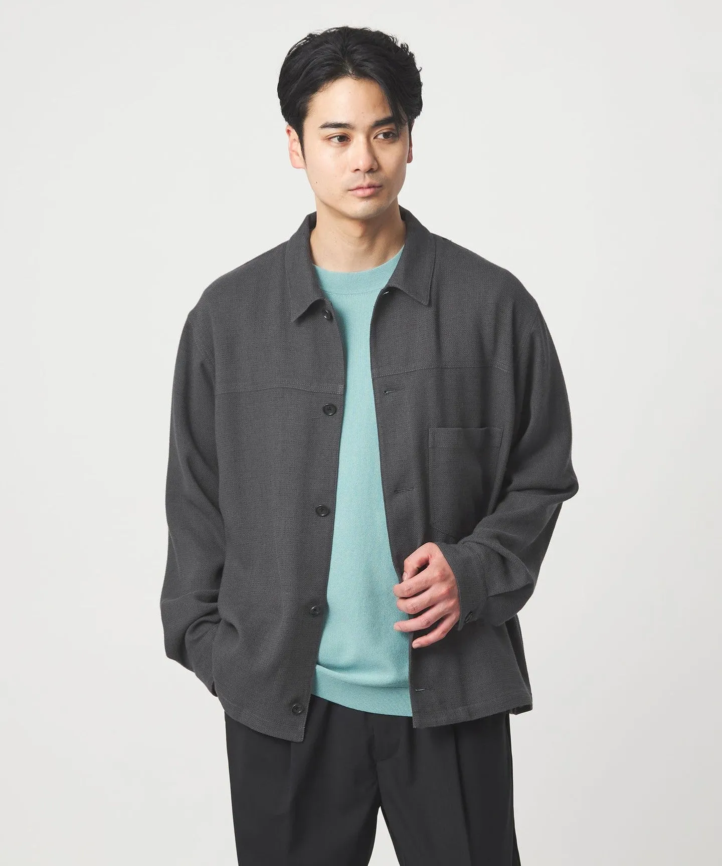シアー プリペラ シャツ ブルゾン sold by United Arrows product image thumbnail 2