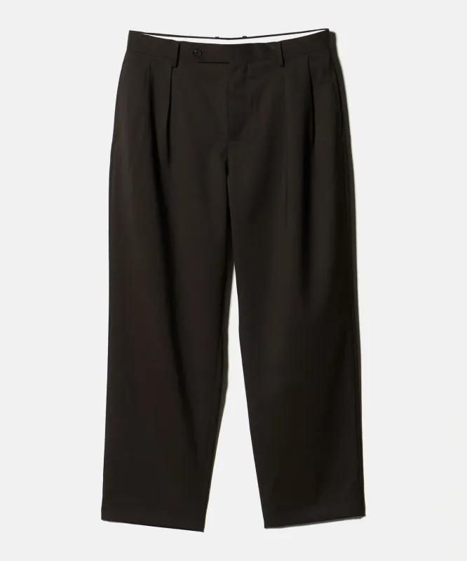 【別注】[:colon] ギャバ ボックスプリーツ パンツ made by United Arrows