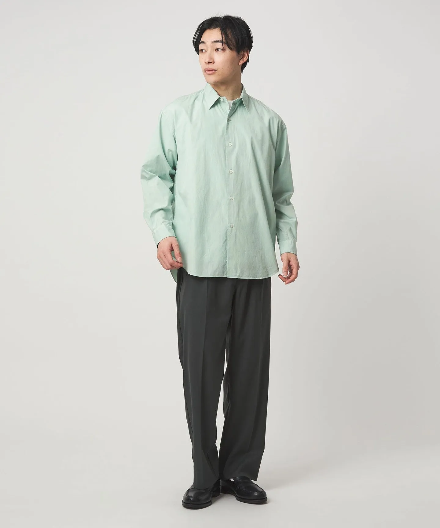コットン ブロード ガーメントダイ レギュラーカラー 長袖 シャツ sold by United Arrows product image thumbnail 5