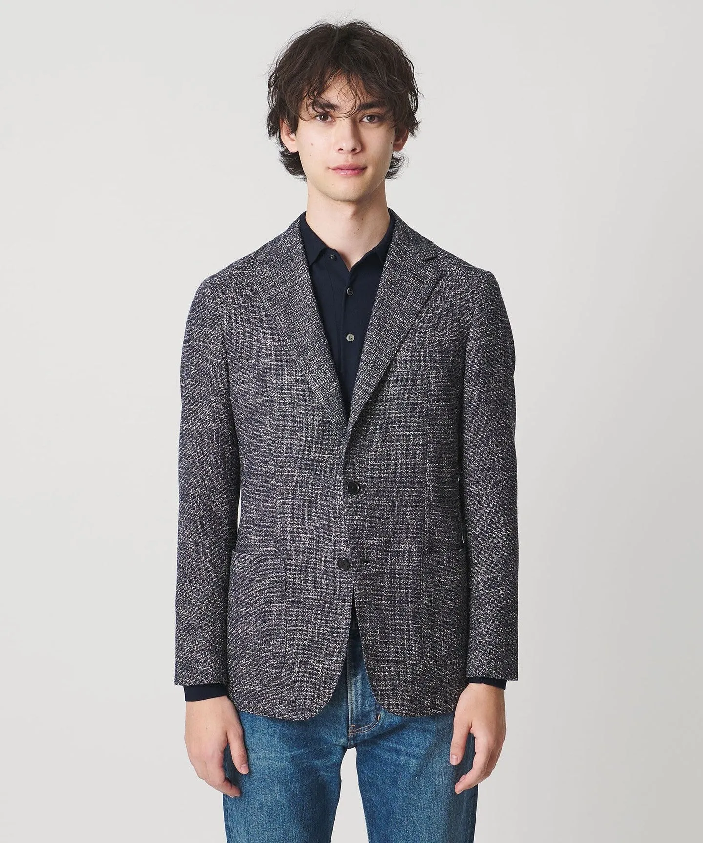 ファンシーツイード シングル 3ボタン テーラード ジャケット C-MODEL sold by United Arrows product image thumbnail 3