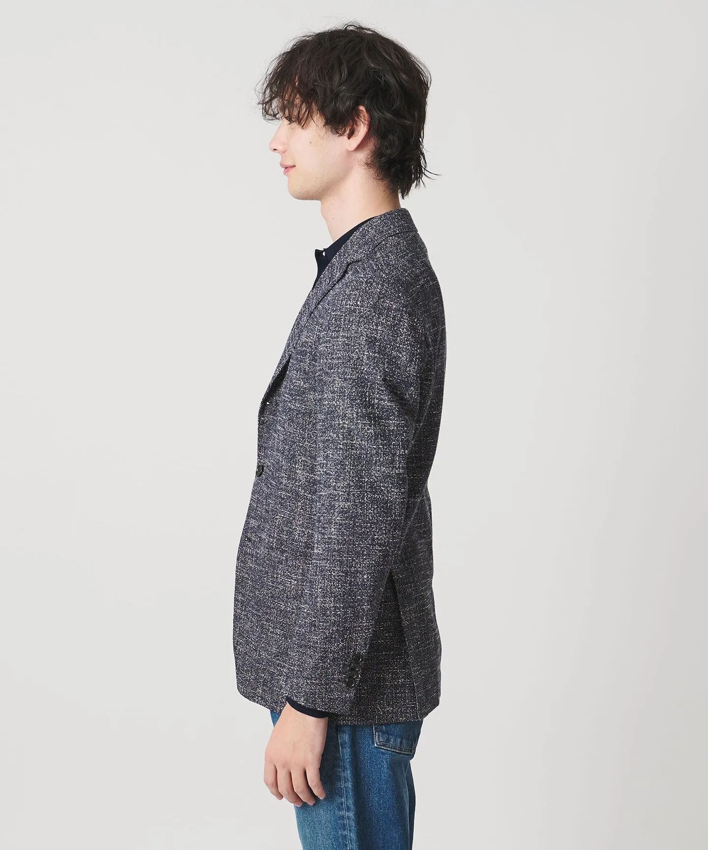 ファンシーツイード シングル 3ボタン テーラード ジャケット C-MODEL sold by United Arrows product image thumbnail 4