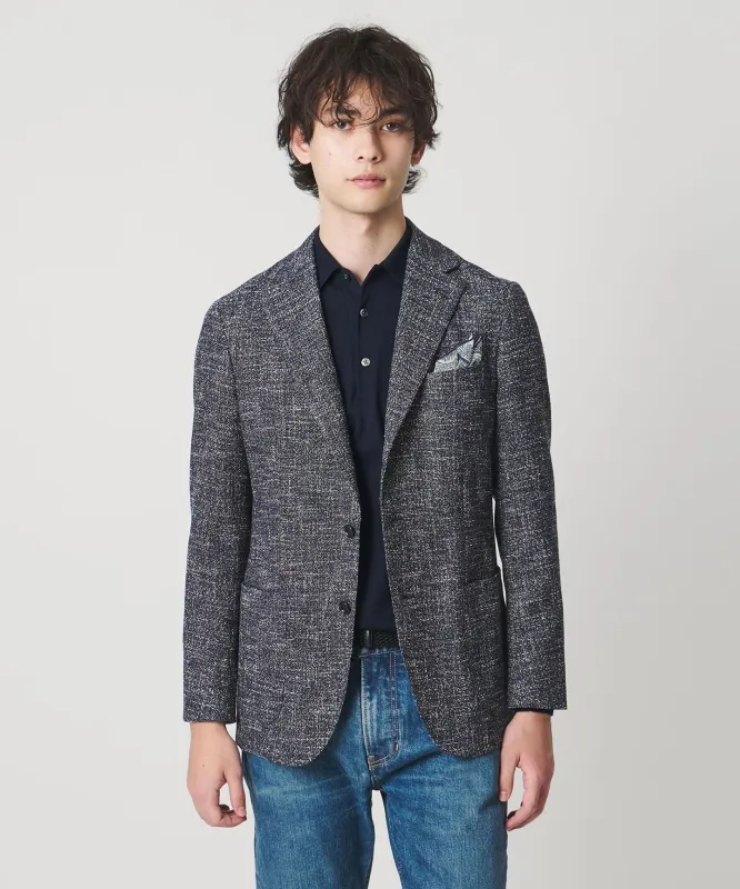 ファンシーツイード シングル 3ボタン テーラード ジャケット C-MODEL made by United Arrows