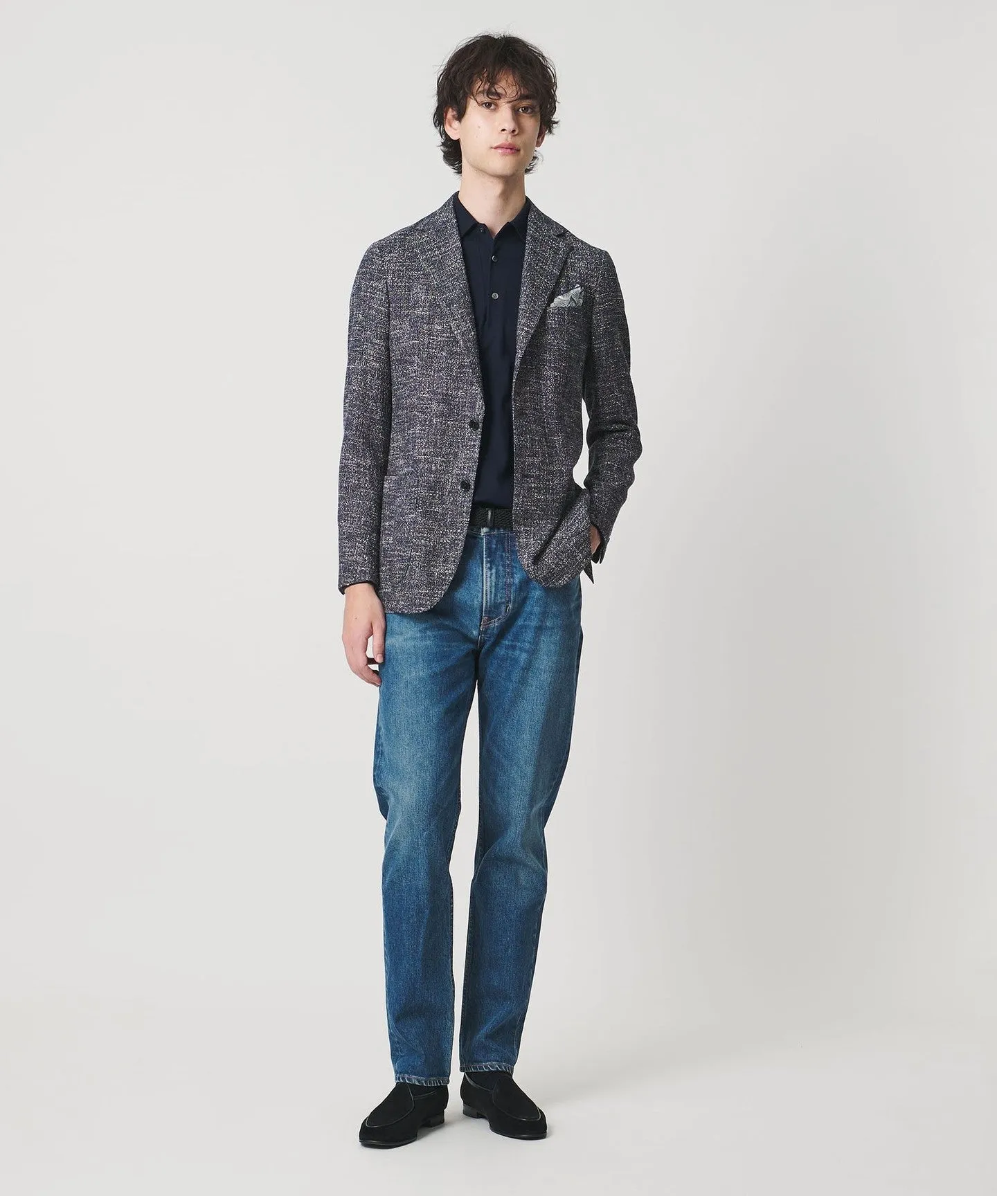 ファンシーツイード シングル 3ボタン テーラード ジャケット C-MODEL sold by United Arrows product image thumbnail 2