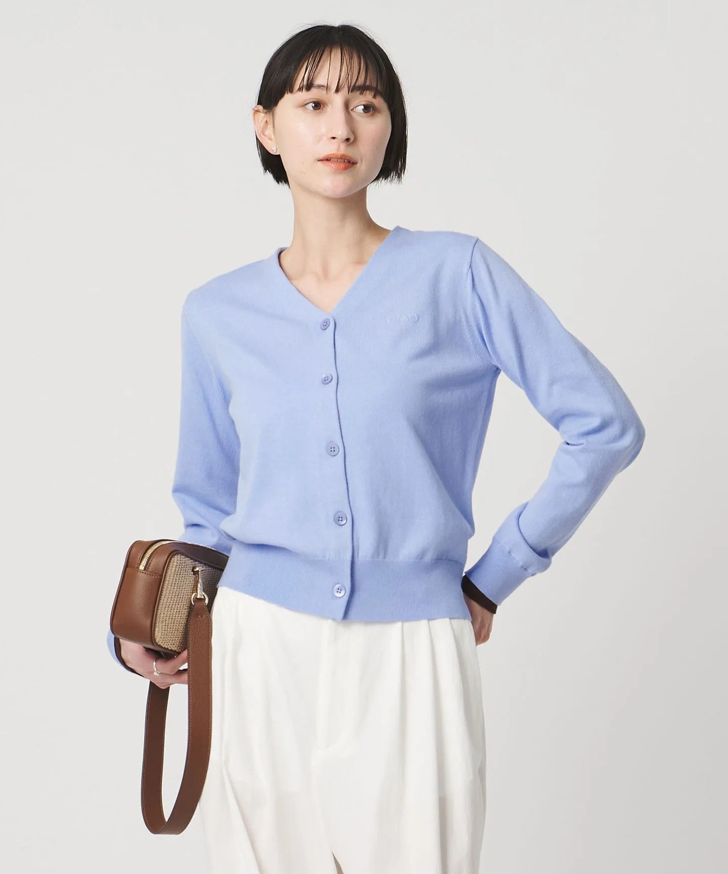 エンブロイダリー バイカラー カーディガン ‐ウォッシャブル‐ sold by United Arrows product image thumbnail 4