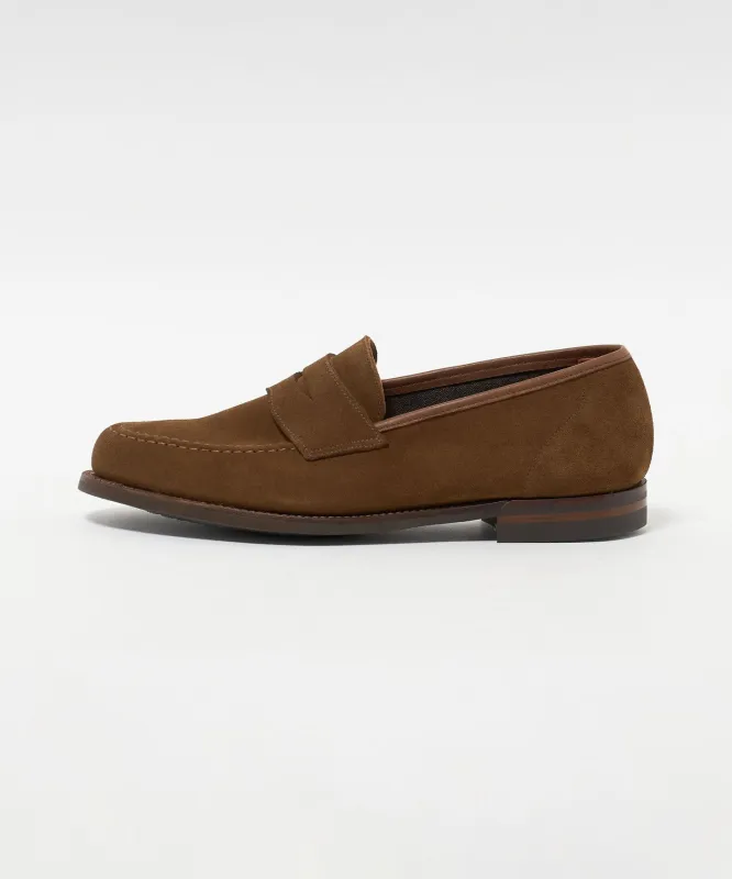 [CROCKETT&JONES] HARVARD2 SUEDE CITY SOLE/スエード ローファー made by Crockett & Jones