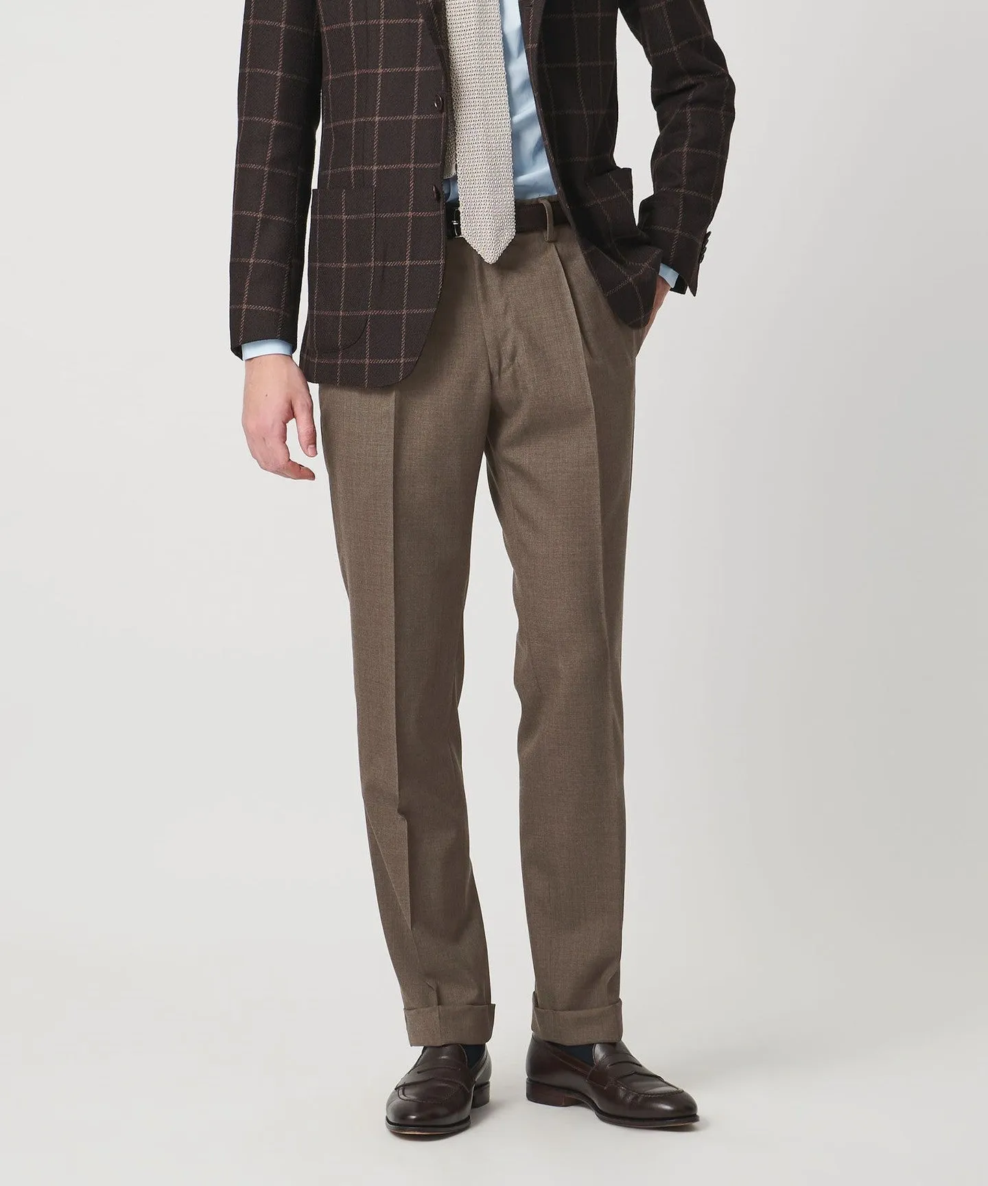 トロピカル クリース テーパード 1プリーツ スラックス sold by United Arrows product image thumbnail 5