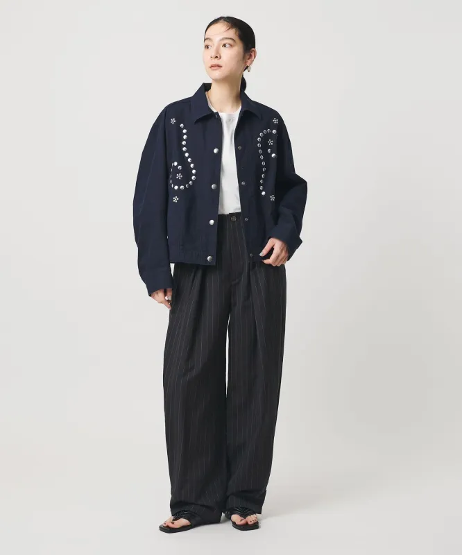 コットン メタルモチーフ ブルゾン made by United Arrows