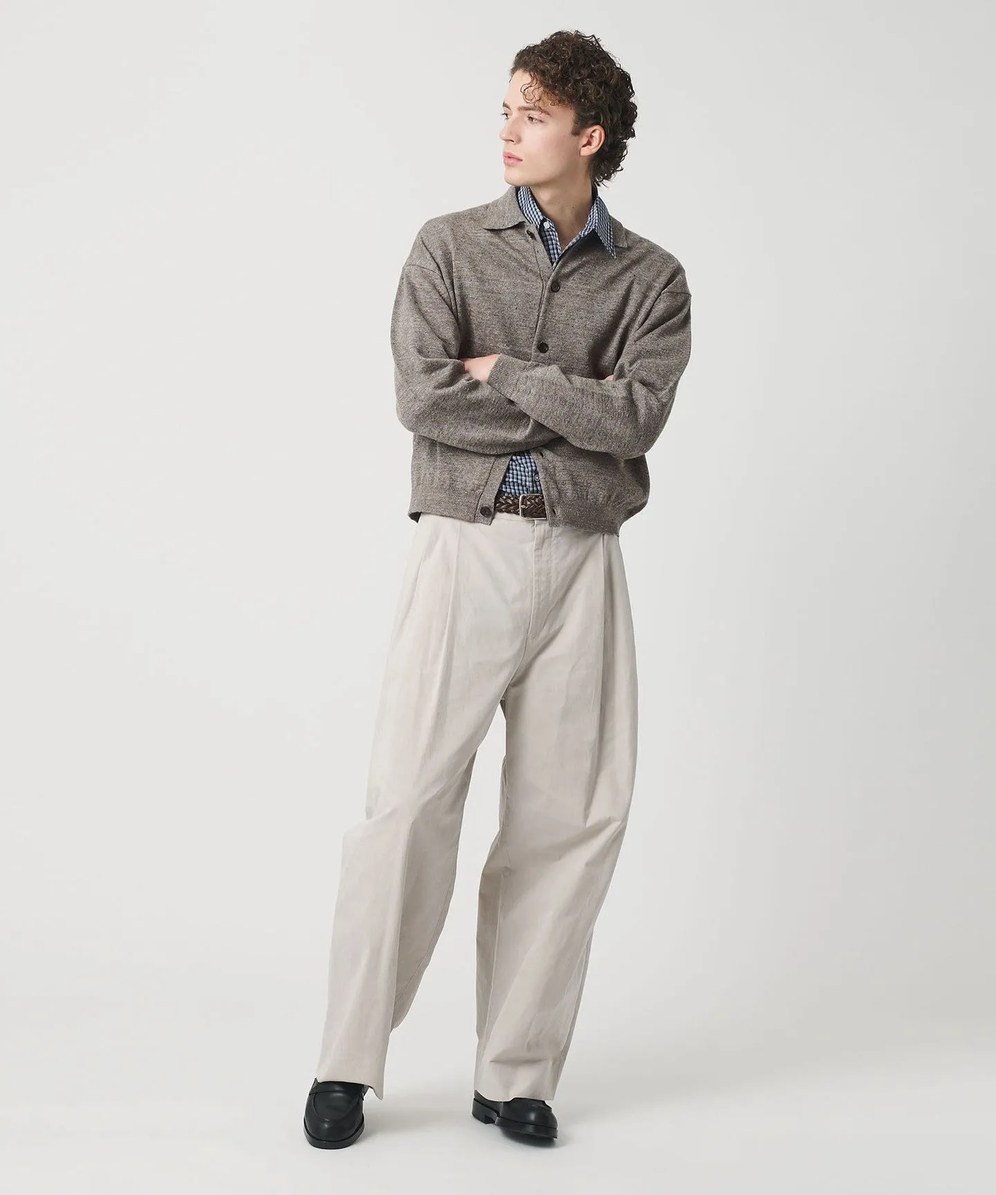 ハイブリッド リネン ポロカラー ジャケット ウォッシャブル sold by United Arrows product image thumbnail 3