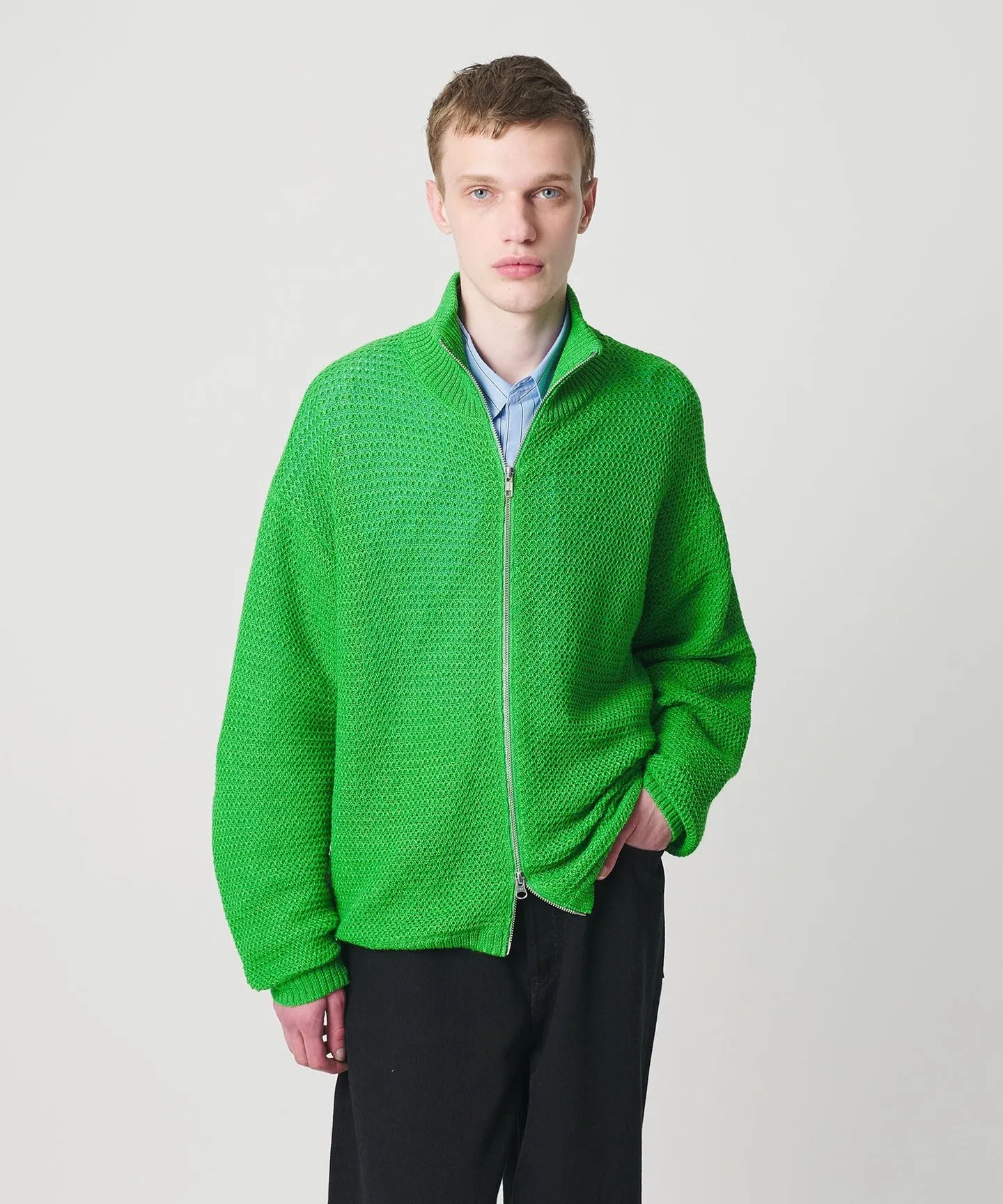 リネン ドライバーズ ニット sold by United Arrows