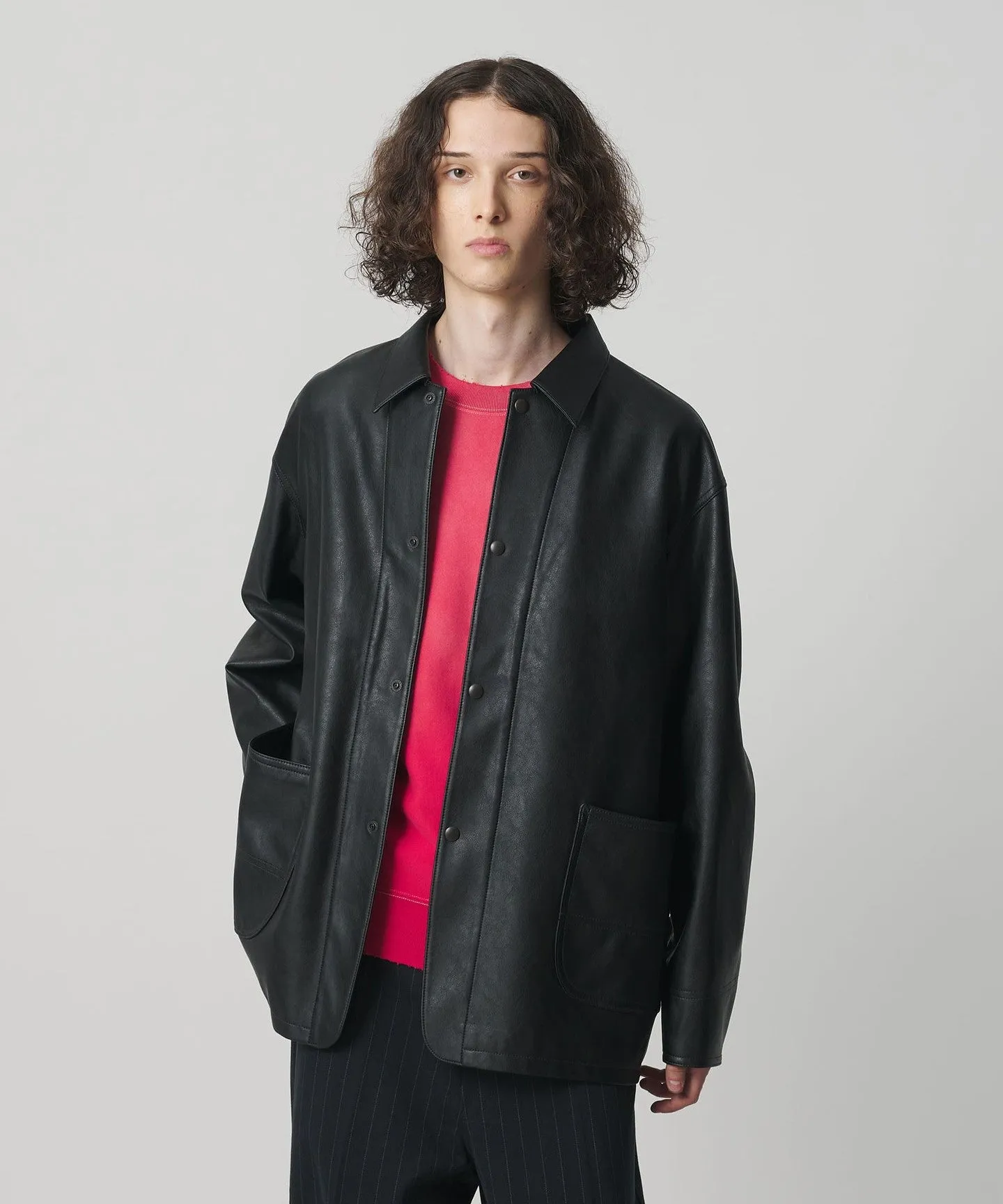 レザーライク カバーオール sold by United Arrows product image thumbnail 2