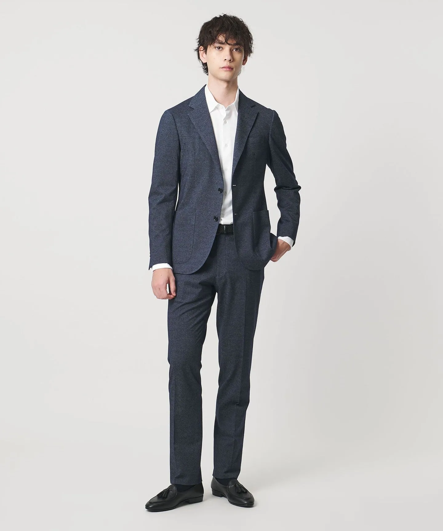ツイル ノープリーツ スラックス COMFORT EASY-MODEL ストレッチ sold by United Arrows product image thumbnail 4