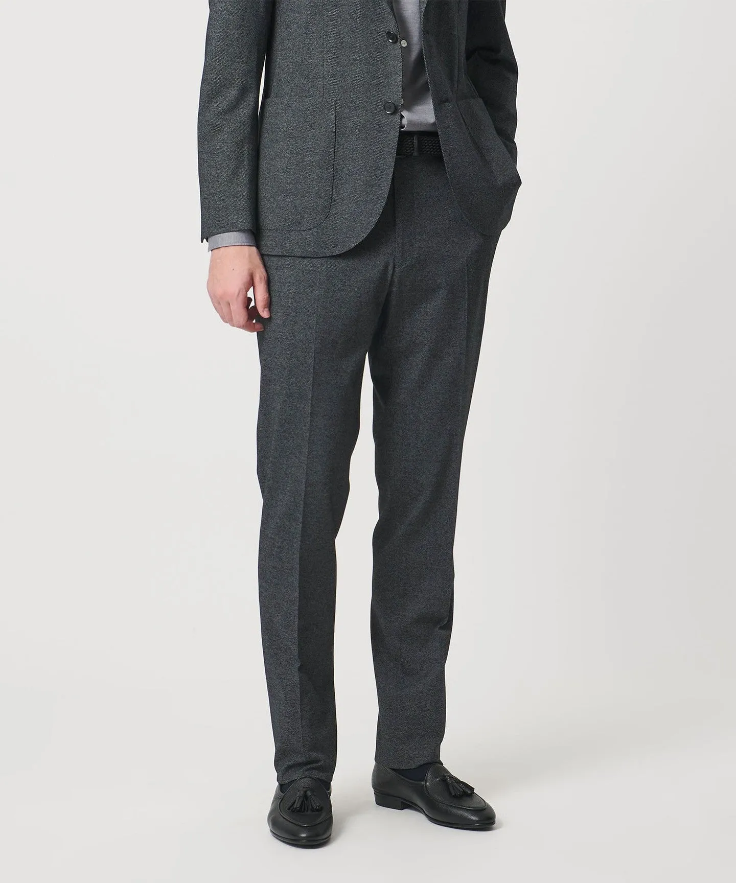 ツイル ノープリーツ スラックス COMFORT EASY-MODEL ストレッチ sold by United Arrows product image thumbnail 2
