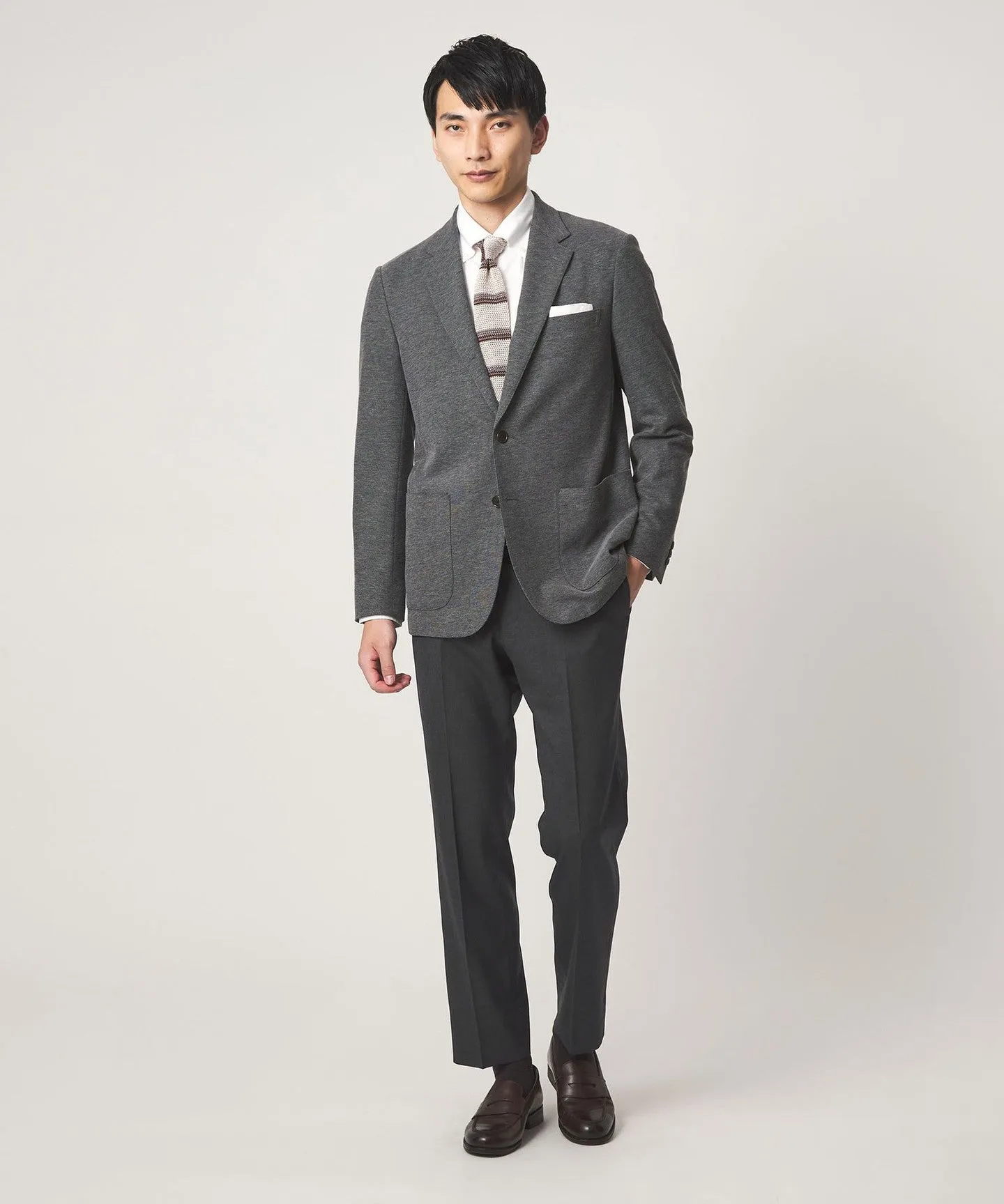 TW メランジ トロピカル スタンダード スラックス -ウォッシャブル・ストレッチ・ウエストアジャスター- sold by United Arrows product image thumbnail 4
