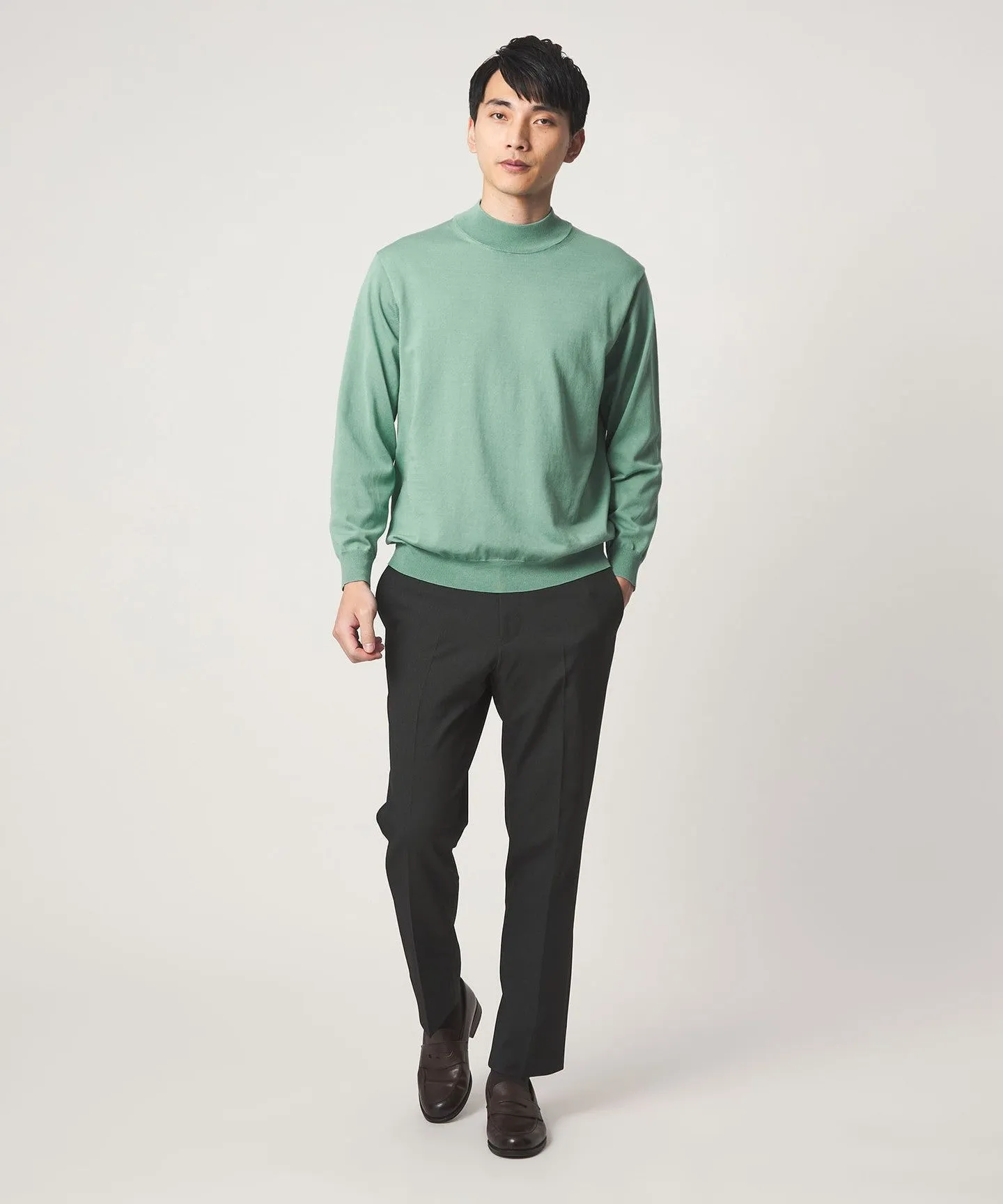 MTB コットン ハイゲージ モックネック ニット sold by United Arrows product image thumbnail 5