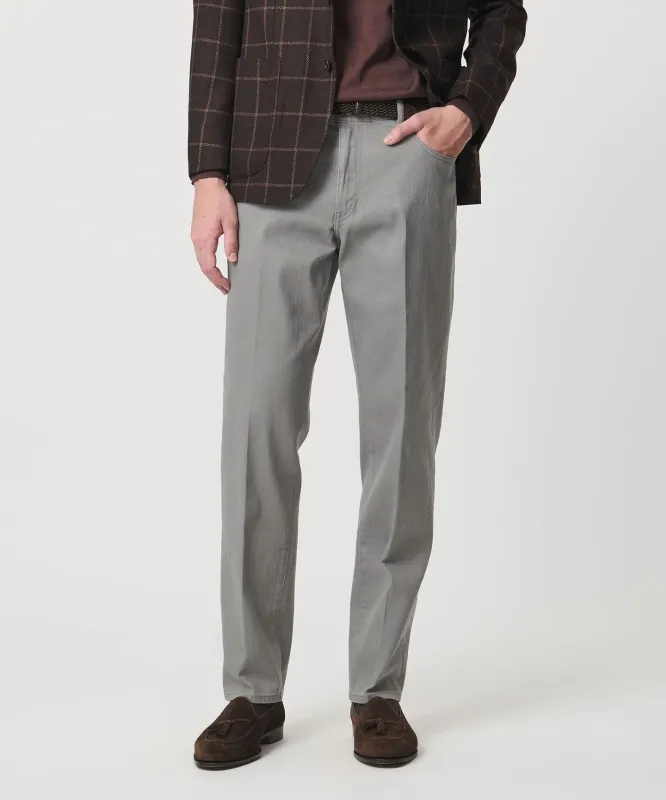 ドリル 5ポケット ベーシック テーパード ノープリーツ パンツ made by United Arrows