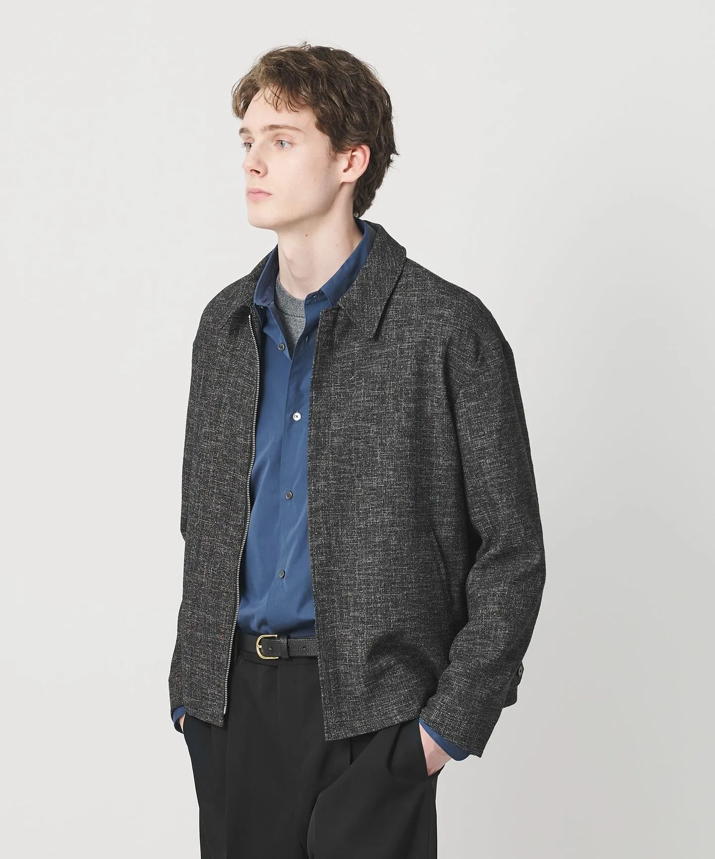 モノトーン ツイード ショート ブルゾン sold by United Arrows product image thumbnail 3