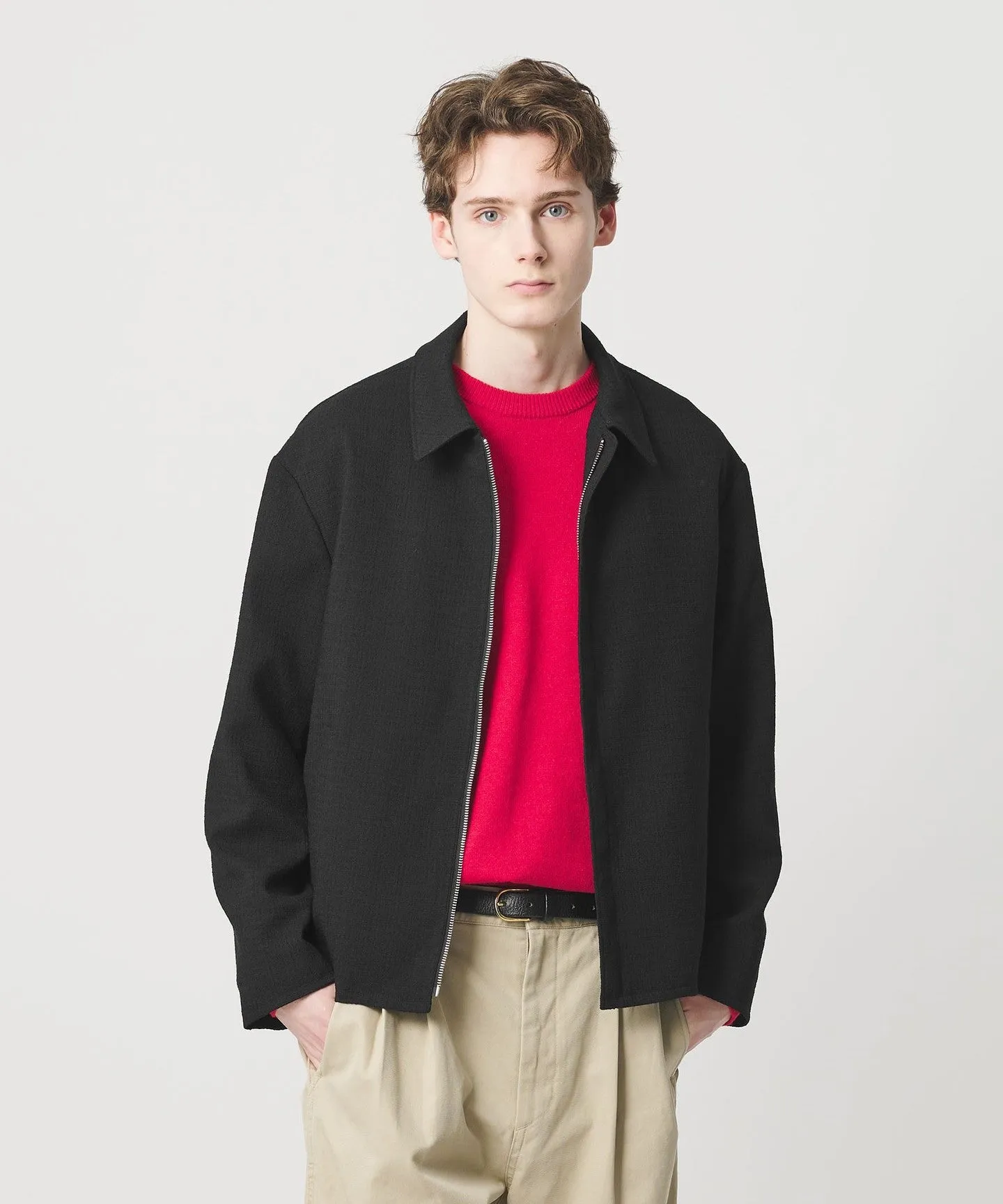モノトーン ツイード ショート ブルゾン sold by United Arrows product image thumbnail 2