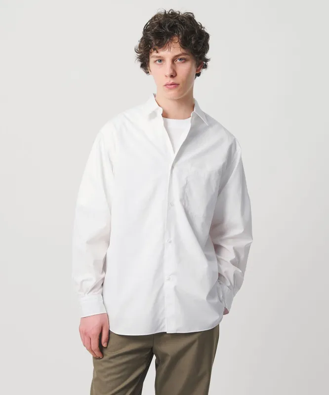 カリビアーナミルズ ポプリン レギュラーカラーシャツ made by United Arrows