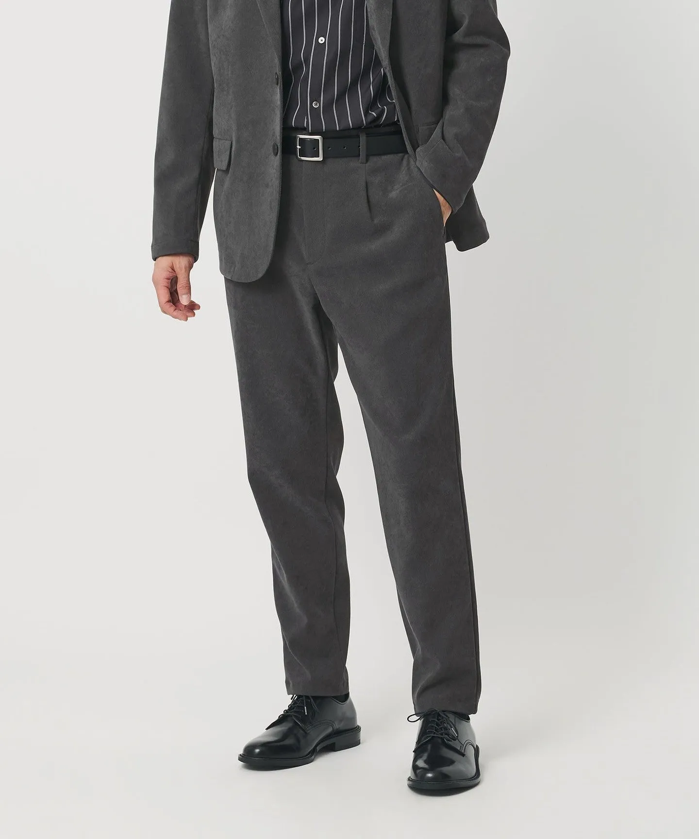 ブラッシュド ツイル ワンプリーツ テーパード イージーパンツ NO.5 セットアップ対応可能 sold by United Arrows product image thumbnail 2