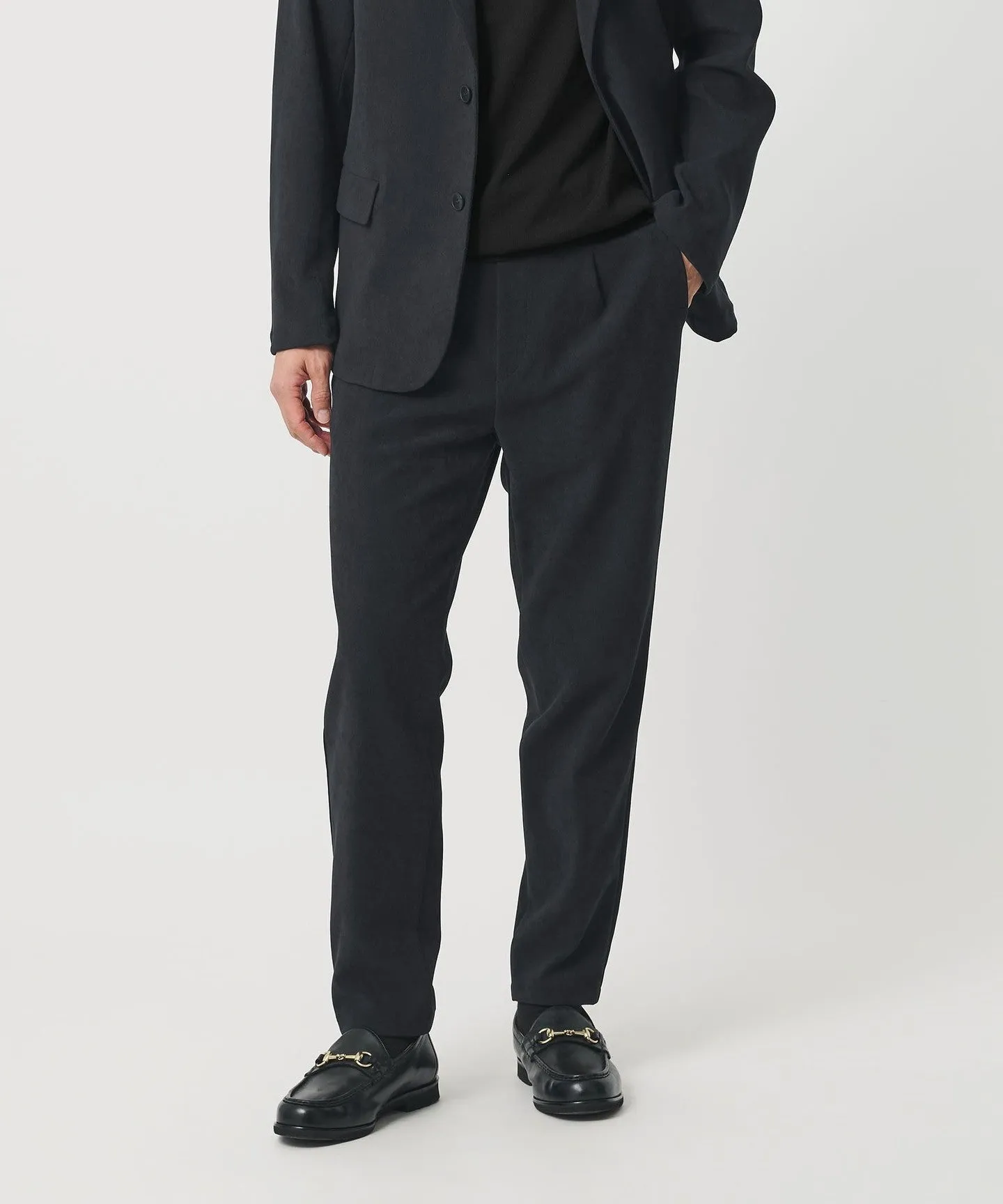 ブラッシュド ツイル ワンプリーツ テーパード イージーパンツ NO.5 セットアップ対応可能 sold by United Arrows product image thumbnail 3