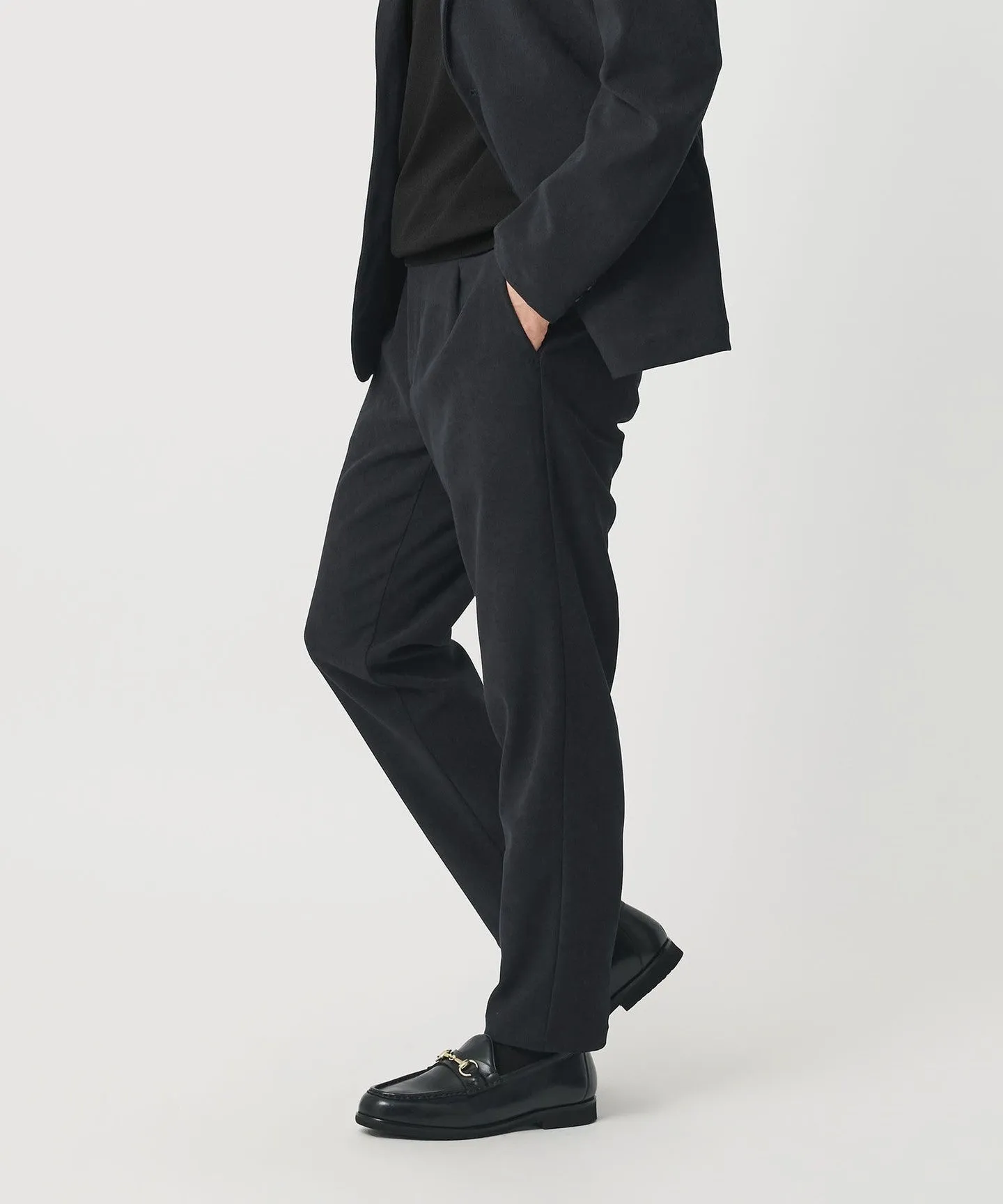 ブラッシュド ツイル ワンプリーツ テーパード イージーパンツ NO.5 セットアップ対応可能 sold by United Arrows product image thumbnail 4