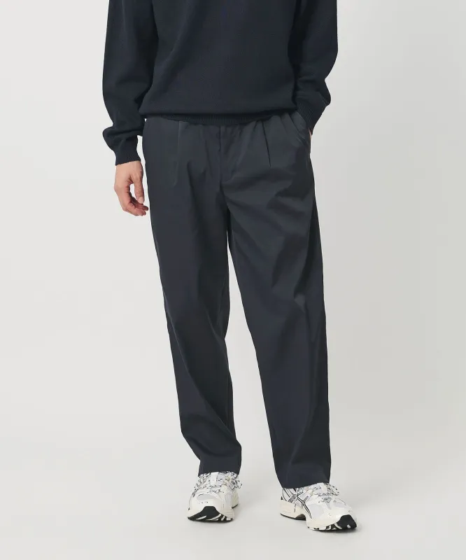 TASLAN 1P イージー テーパード パンツ NO.7 吸水速乾機能付き made by United Arrows