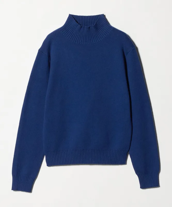 コットンカシミヤ スムース ハイネックニット2 [A DAY IN THE LIFE] made by United Arrows