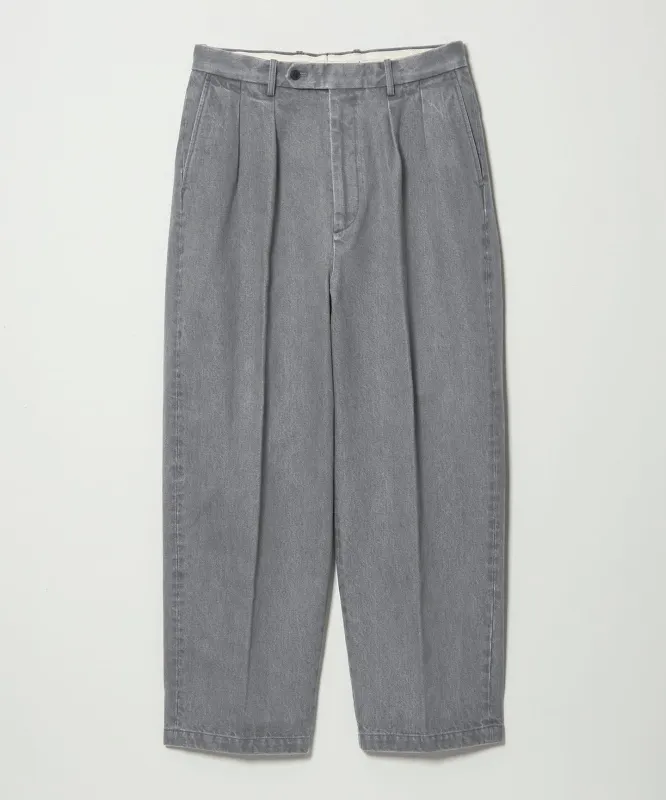 [Steven Alan] 13.5oz デニム インツープリーツ ドレス トラウザーズ made by Steven Alan