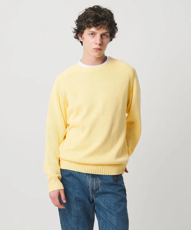 テープヤーン 天竺編み クルーネック サマーニット made by United Arrows