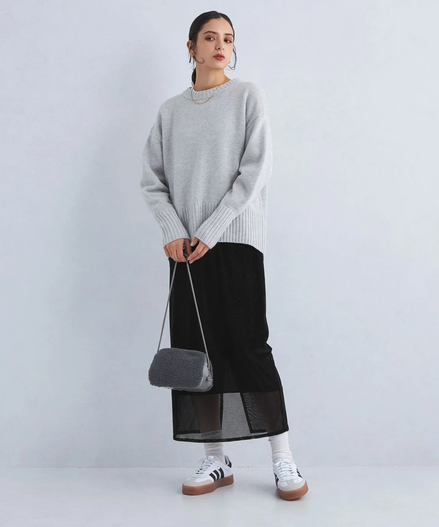 メッシュベロア タイト スカート sold by United Arrows product image thumbnail 5