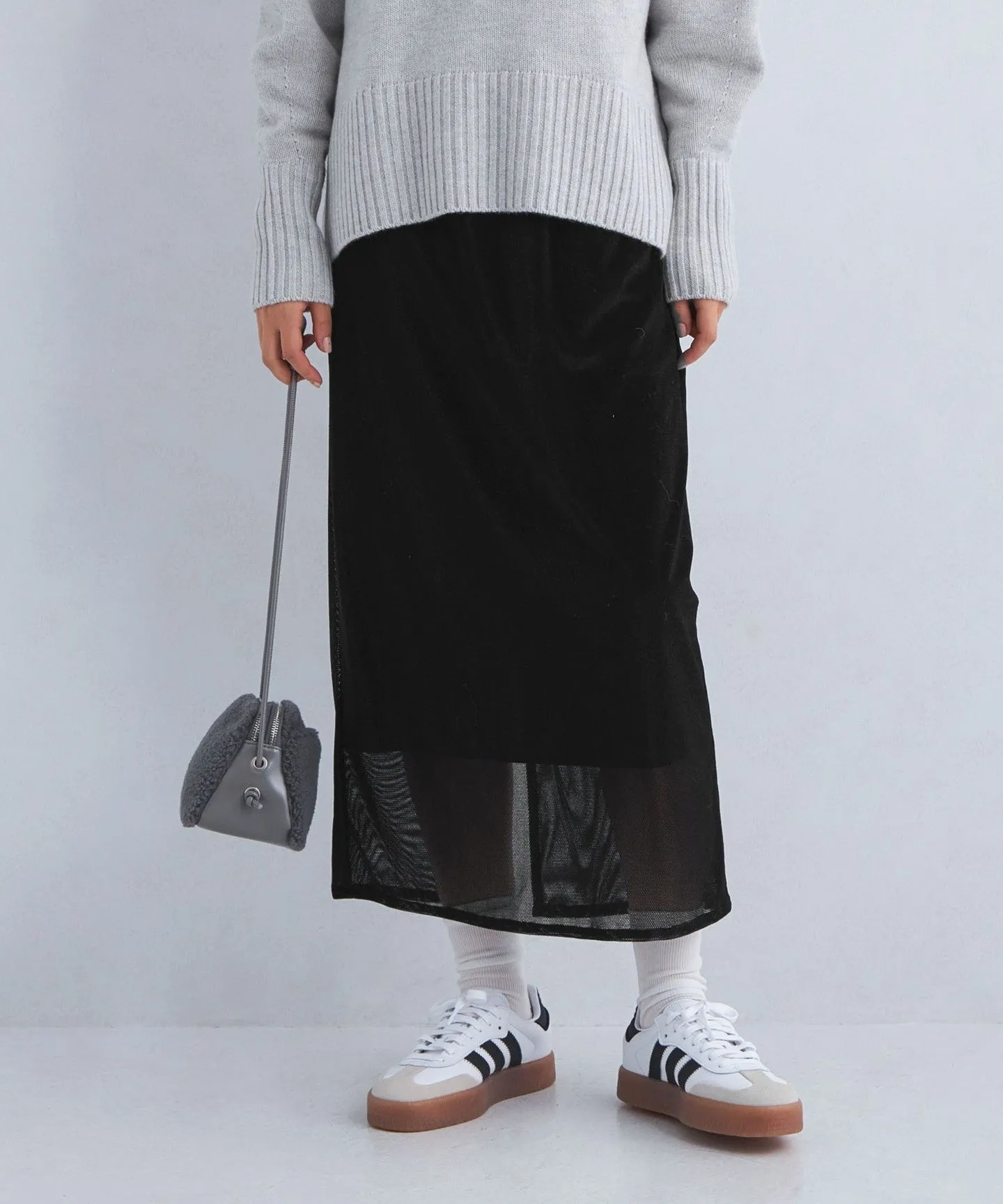 メッシュベロア タイト スカート sold by United Arrows product image thumbnail 2