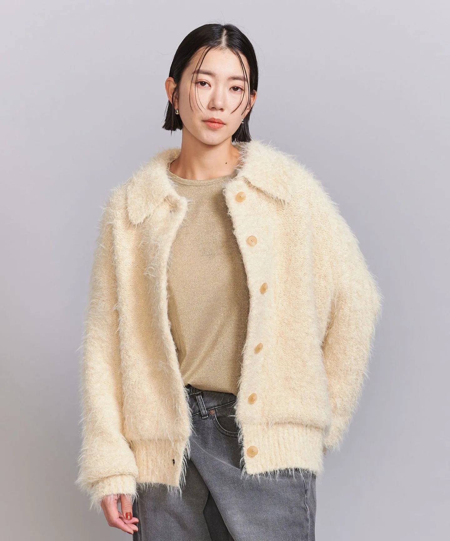 ラメシアー ロングスリーブ カットソー sold by United Arrows product image thumbnail 4