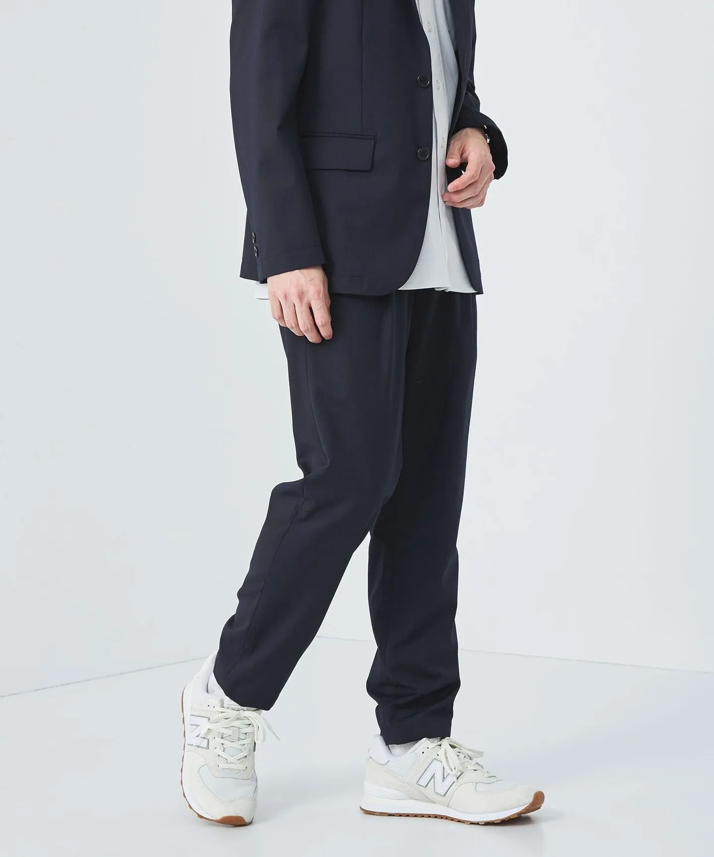 ウォッシャブル TWサージ 2プリーツ ユーティリティパンツ イージーパンツ -ストレッチ・防シワ- sold by United Arrows product image thumbnail 4