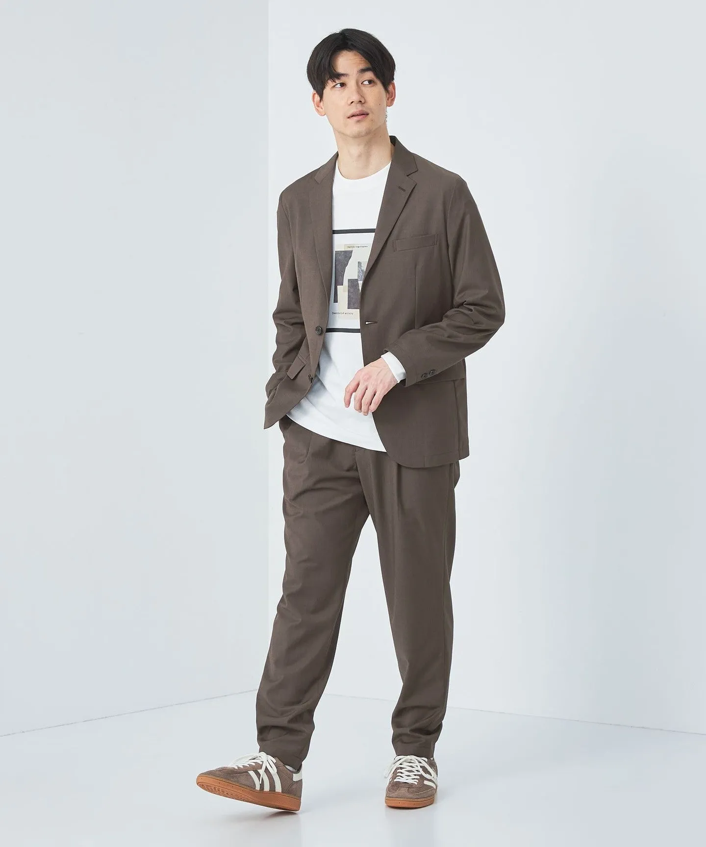 ウォッシャブル TWサージ 2プリーツ ユーティリティパンツ イージーパンツ -ストレッチ・防シワ- sold by United Arrows product image thumbnail 5