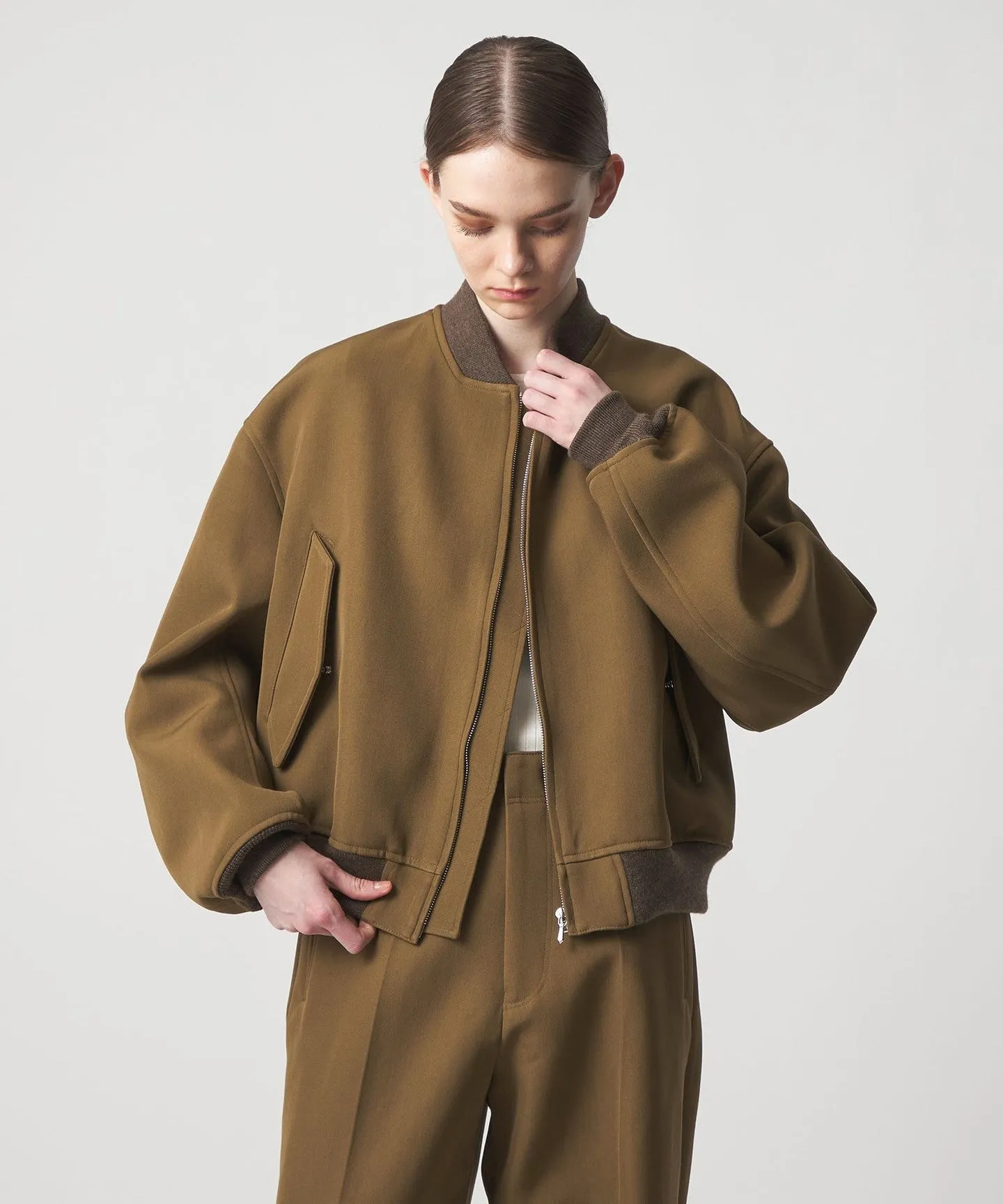 WINTER3 ツイルリブブルゾン sold by United Arrows