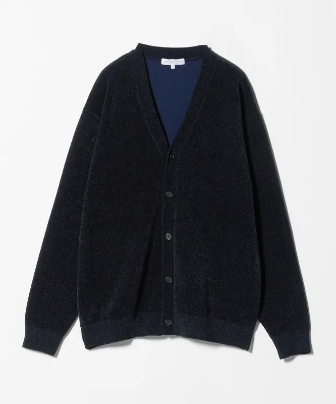 モールヤーン ダブルフェイス Vネックカーディガン-ウォッシャブル-[A DAY IN THE LIFE] made by United Arrows