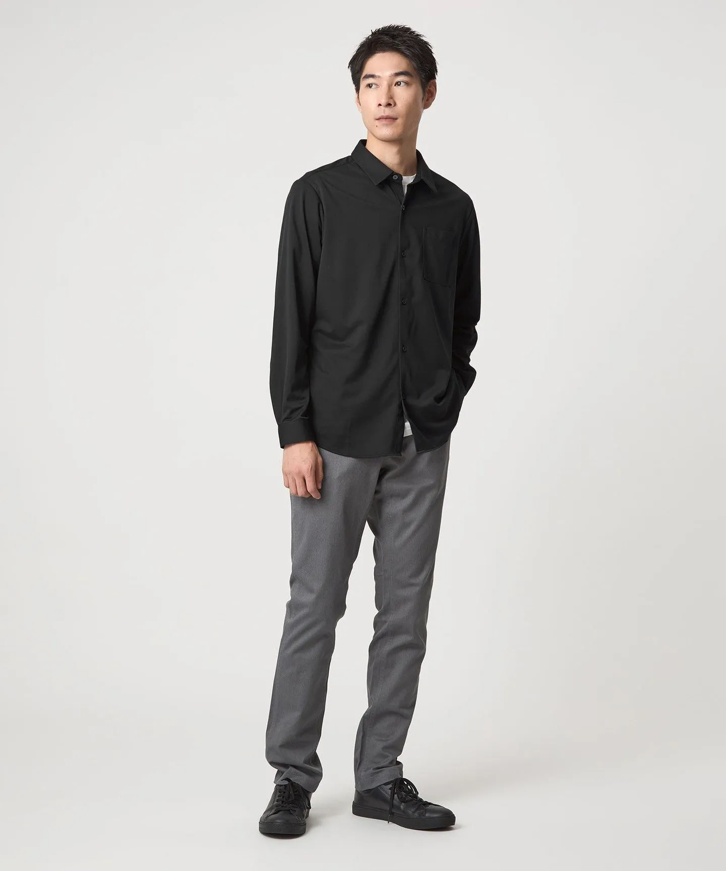 【WEB限定】JUST fit トリコット ドレープ シャツ sold by United Arrows product image thumbnail 5