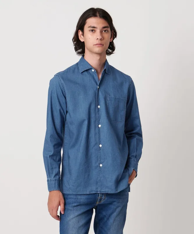 インディゴ １ポケット シャツ made by United Arrows