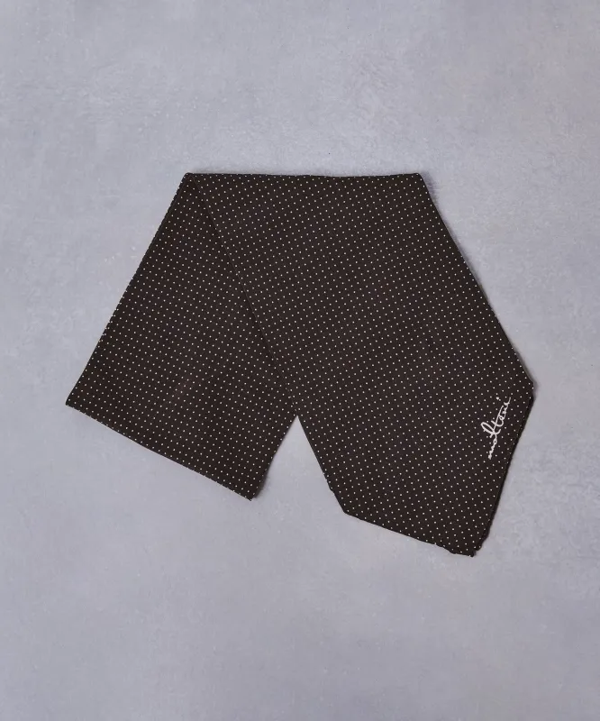 [molteni] ドットプリント アスコットタイ made by United Arrows